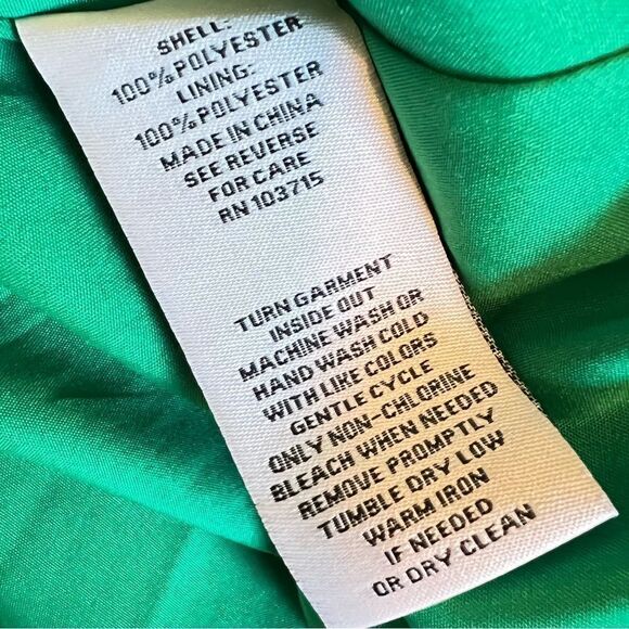 Nanette Lepore Shamrock Green Animal Print Pleated Sleeveless A Line Dress - Picture 8 of 16